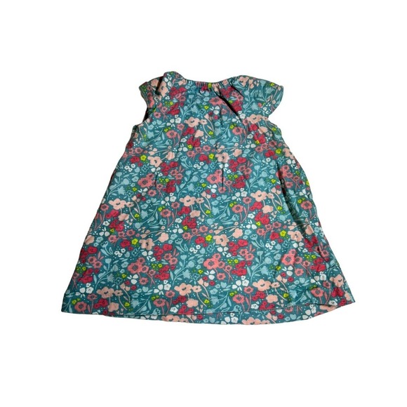 Carters Child of Mine Girl Size 0-3M‎ Multicolor Floral Print Sleeveless Dress - Picture 3 of 5